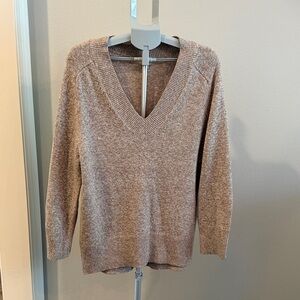 a new day V-Neck Sweater in Soft Tan